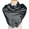 thumbnail image 4 of Polka Dot Hair Bandanas Scarf for Women Lightweight Neck Silk Satin Head Scarves for Sleeping Handbags Purse Scarf Black Free Size, 4 of 6