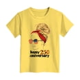 thumbnail image 4 of felwors American Star Flag Girls 4th of July Shirt USA Patriotic Kids Sequin T-Shirt, 4 of 5