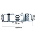 thumbnail image 2 of Full Metal Chassis Frame for FMS 1/24 Power Wagon FCX24 RC Crawler Car Model Upgrade Part (Titanium), 2 of 7