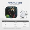 thumbnail image 3 of Sikiie Vintage Wolf Warrior Print Foldable Car Windshield Sun Visor, Car Window Sunshade Suitable for Sedan, SUV and Truck Car Accessories-Large, 3 of 6