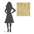 thumbnail image 4 of Global Gallery's 'Color my World Lotus Pattern Gold' by Daphne Brissonnet Stretched Canvas Wall Art, 4 of 4