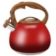 thumbnail image 1 of Tetera Foedo Festive Red Stovetop Whistling, 3 L, acero inoxidable, 1 of 8