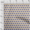 thumbnail image 2 of oneOone Cotton Cambric Blue Fabric Argyle Sewing Fabric By The Yard Printed Diy Clothing Sewing Supplies 42 Inch Wide, 2 of 4