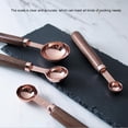 thumbnail image 1 of Measuring Spoon, Rose Gold Measuring Spoon Set, Baking Tools for Kitchen Home, 1 of 7