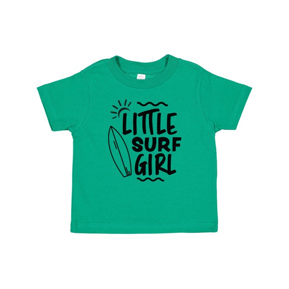 Inktastic Little Surf Girl with Surfboard Girls Baby T-Shirt