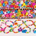 thumbnail image 4 of HOOUN Wholesale 30pcs Bracelets Toy Handmade Kids Children Cartoon Animal Wood Beads, 4 of 5