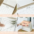 thumbnail image 4 of Multibey Desk Calendar 2025-2026 July to December 2026, Small Flip Stand Paper Calendar with Monthly Designs and 2 Sheets Stickers for Desktop, 4 of 7