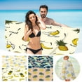 thumbnail image 1 of Xihbxyly Toalla de Playa de Microfibra, Superligera y Resistente a La Arena, de Secado Rápido, Compacta y Portátil, Ideal para Viajes, Piscina y Camping. Tamaño: 76 X 152 Cm., 1 of 6