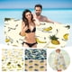 thumbnail image 1 of Ganfancp Toalla de Playa de Microfibra Súper Ligera Toalla de Baño de Colores Manta de Playa a Prueba de Arena Toalla Multiusos para Viajes Piscina 30X60 Pulgadas Ofertas Flash Liquidación 1X Toalla, 1 of 6
