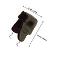 thumbnail image 2 of OUNONA Winter Ski Hat with Thick Cotton for Riding Olive Green Outdoor Warm Headgear, 2 of 8