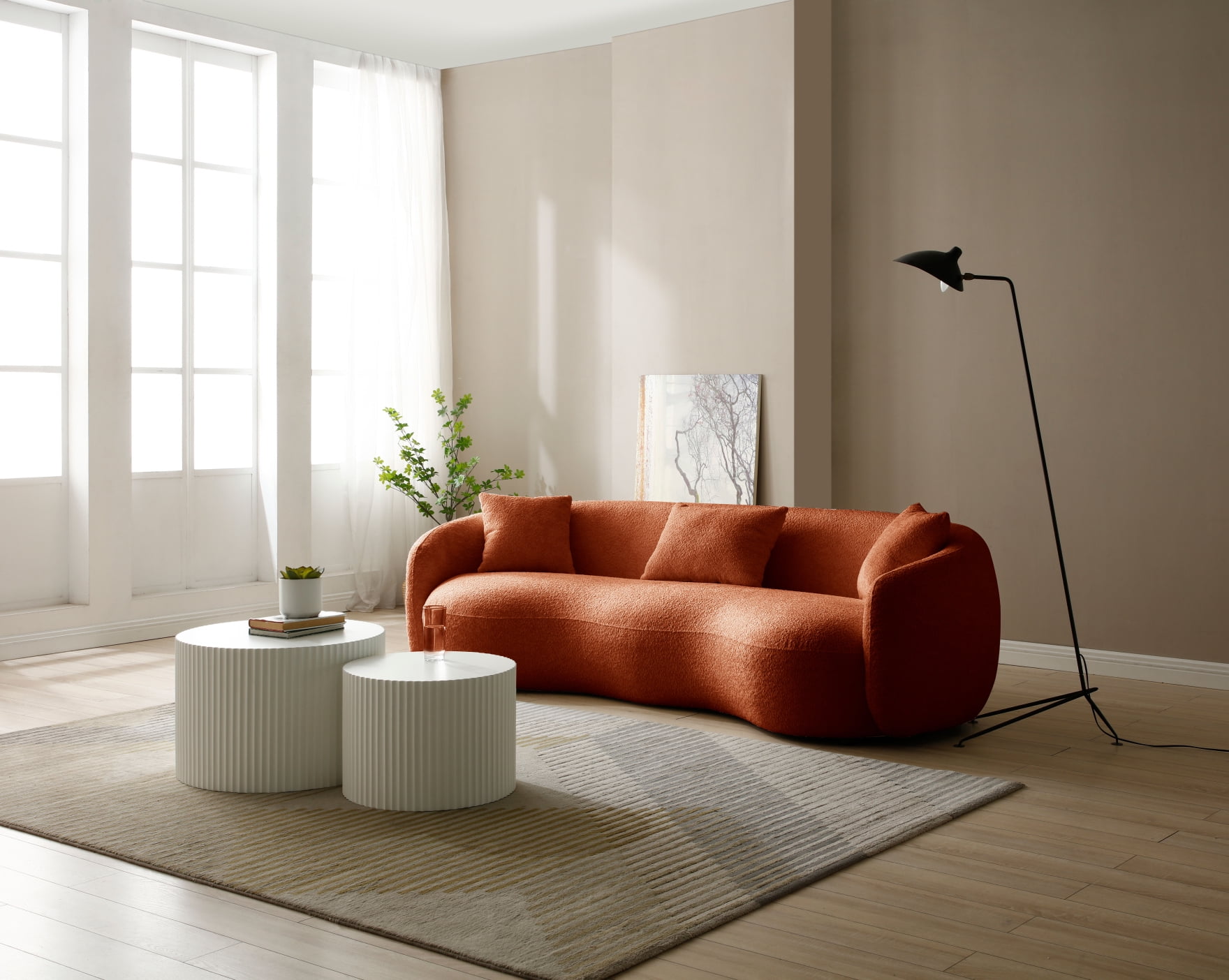 Cloud curved sofa discount