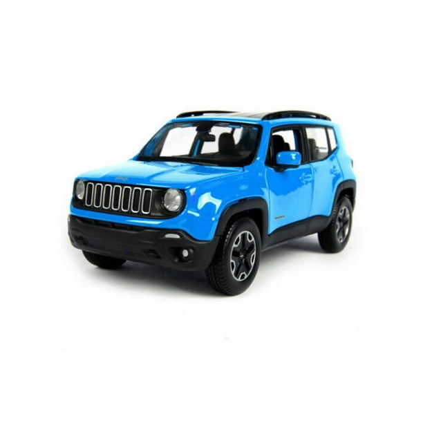 17 Jeep Renegade Suv Blue Maisto 312bu 1 24 Scale Diecast Model Toy Car Walmart Com