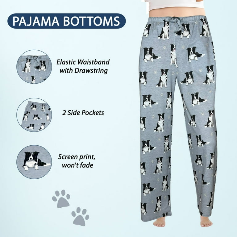 Border Collie Pants - Chocolate & White Border Collie Pants - Chocolate & White