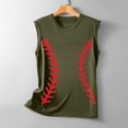 thumbnail image 4 of Birdeem Débardeur à Imprimé Floral pour Femmes Col Rond Sans Manches Tunique Tee Tops, 4 of 5