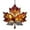 Blue, variant on Hot Sale! Autumn Maple Leaf Pendant B-2025 Autumn Maple Ornament Stained Acrylic Glass Window Hanging Ornament Glitter Fall Decoration For Thanksgiving Autumn And Home Decor