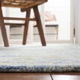thumbnail image 4 of SAFAVIEH Micro-Loop Shanelle Floral Runner Rug, Blue/Green, 2'3" x 7', 4 of 8