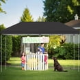 thumbnail image 4 of 10x20 pop - up canopy tent without side walls, featuring 3 adjustable heights y 6 sandbags, 4 of 8