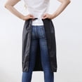 thumbnail image 4 of ZheElen PVC Durable Construction Rainproof Leg Apron Long-lasting Protection For Legs In Any Weather Black XL, 4 of 6