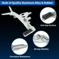 thumbnail image 3 of Pedal de motocicleta Unique Bargains para Honda Grom Msx125 SF 2017-2020, estribos para pies izquierdo y derecho, estribos antideslizantes de aleación de aluminio y goma, tono plateado, 1 par, 3 of 7