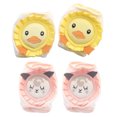 thumbnail image 1 of Las rodilleras para bebés de 4 piezas son adecuadas para que los niños pequeños gateen. Protectores elásticos antideslizantes en rodillas y piernas., 1 of 5