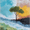 Lone Tree Landscape, variant on UXIEQU Leopard Glitter Unicorn Canvas Wall Art 15.75x11.81 Inches