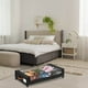 thumbnail image 3 of Caja de almacenamiento extraíble debajo de la cama, de gran capacidad, para ropa, zapatos, libros y sábanas, con estantes con ruedas., 3 of 5