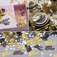 thumbnail image 7 of MMTX 0th Black Gold Birthday Party Decoration for Boy, Gold Number 0 Balloon 40 Inch, Black Gold Balloon Gold Confetti Balloons Arch with Star Heart Foil Balloon for Graduation Anniversary, 7 of 7