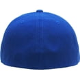 thumbnail image 4 of Solid Flat Brim Bill Fitted Baseball Cap, 4 of 6