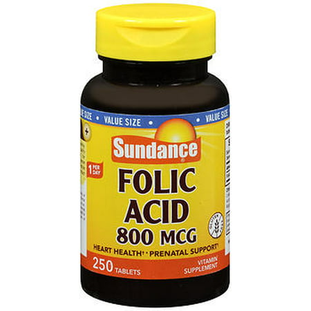 Sundance Vitamines Acide folique 800 mcg - 250 comprimés