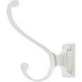 thumbnail image 4 of Heavy-Duty Coat & Hat Hook, 3-7/16" High, 2-15/16" Projection, Satin Nickel by Stone Harbor Hardware, 4 of 4