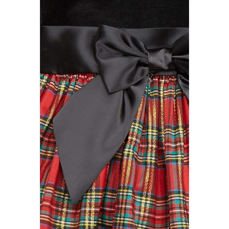 Little Me Red Plaid Fit & Flare Holiday Dress & Bloomers, 24 Months -  Walmart.com