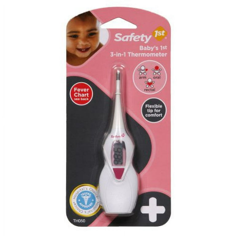 Safety 1st Digital Thermometer Baby Infant Toddler Children Adult Pink  Orange
