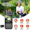 thumbnail image 4 of -M11 HD 4K Wifi Cámara de Vídeo Digital Mini Grabadora de Mano para Aplicación de la Lente Giratoria de 180° Cámara para Deportes Al Aire Libre, 4 of 5