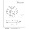 thumbnail image 2 of (1 Pack, Polished Nickel) - Polished Nickel Shower Drain Strainer Trim Kit Plate, 2 of 2