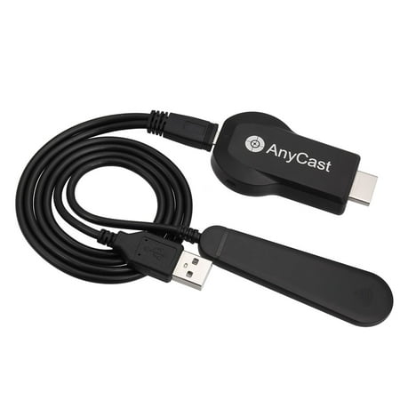 AnyCast M100 2.4GWiFi 4K Display TV Dongle Display Receiver Airplay DLNA Mirroring for Android iOS Smart Phone Tablet to HDTV Projector Plug and (Best 4k Receiver For The Money)