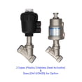 thumbnail image 4 of Yeacher Angle Seat Valve Y Type Screw Thread Pneumatic Angle Seat Valve Air Flow Control Valve 50mm Actuator DN20, 4 of 8