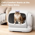 thumbnail image 2 of RoboTail XXXL Self-Cleaning Cat Litter Box 106L, Smart APP Control, Anti-Pinch & Low Entrance, 24-Month Warranty for Multiple Cats, 2 of 8