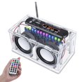 thumbnail image 1 of Kit de altavoces Bluetooth DIY BANRIA Recording FM Radio LED, 1 of 8