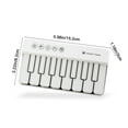 thumbnail image 4 of PPgejGEK Mini Pocket Electronic Piano Music Instrument for Children Beginners Multifunctional Portable Toy in White, 4 of 6