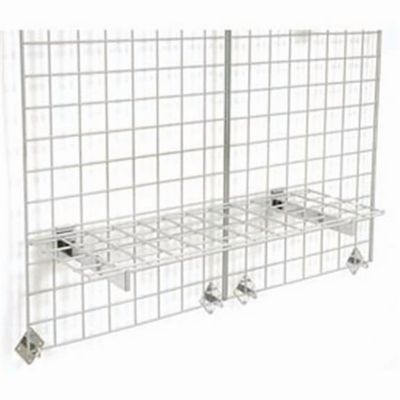 36 x 12 in. Wire Shelves with Brackets - Pack of 3