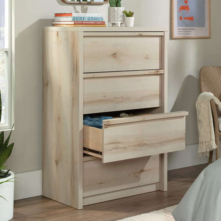 Sauder Harvey Park 4-Drawer Bedroom Chest, Pacific Maple Finish
