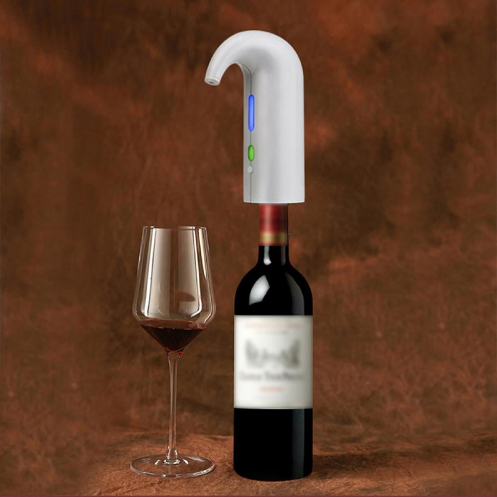Electric Wine Aerator ISMARTEN Rechargeable Portable Wine Decanter Pump and Dispenser One-Touch Automatic USB Rechargeable for Red and White Wine 