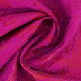 thumbnail image 2 of Zelouf Rosalie Abstract Metallic Jacquard  , Sewing, DIY, Crafts Fabric by the Yard, Magenta, 7 Yard, 2 of 4