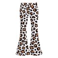 thumbnail image 4 of Kids Girls School Uniform Flare Pants Dress Bottoms Leopard Lightweight Kids Pants Girls Trousers 5-6T, 4 of 6