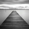 thumbnail image 2 of Mun, M.  12x12 White Modern Wood Framed Museum Art Print Titled - Evening Jetty, 2 of 4