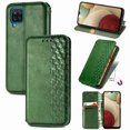 thumbnail image 1 of Case for Samsung Galaxy A12 Flip Cover Wallet Flip Cover Magnetic Protective - Green, 1 of 5