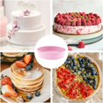thumbnail image 6 of 1 Pack 7.87" Round Silicone Cake Pans,Round Nonstick Silicone Cake Molds,Round Cake Pan,Nonstick Baking Pans - Silicone Molds For Baking,Quick Release For Layer,Cheese,Rainbow And Chiffon Cakes, 6 of 7