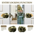 Entry Door Knobs Exterior, Door Knob with Lock and Keys, Locking Door