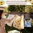 thumbnail image 5 of ZIATUBLE Marble Stripes Clothespin Storage Bag Butterfly Clothes Pin Storage Bag 2 Pieces Set Large Capacity Clothespin Holder for Clothesline Abrasion Resistant Clothespin Holder Bag Outdoor, 5 of 7