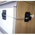 thumbnail image 4 of Cerradura para refrigerador, cerraduras para gabinetes a prueba de bebés con llaves, cerraduras de seguridad para niños para gabinetes, paquete de 4, 4 of 5